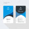 Modern Creative And Clean Two Sided Business Card Template. Flat.. Throughout Double Sided Business Card Template Illustrator