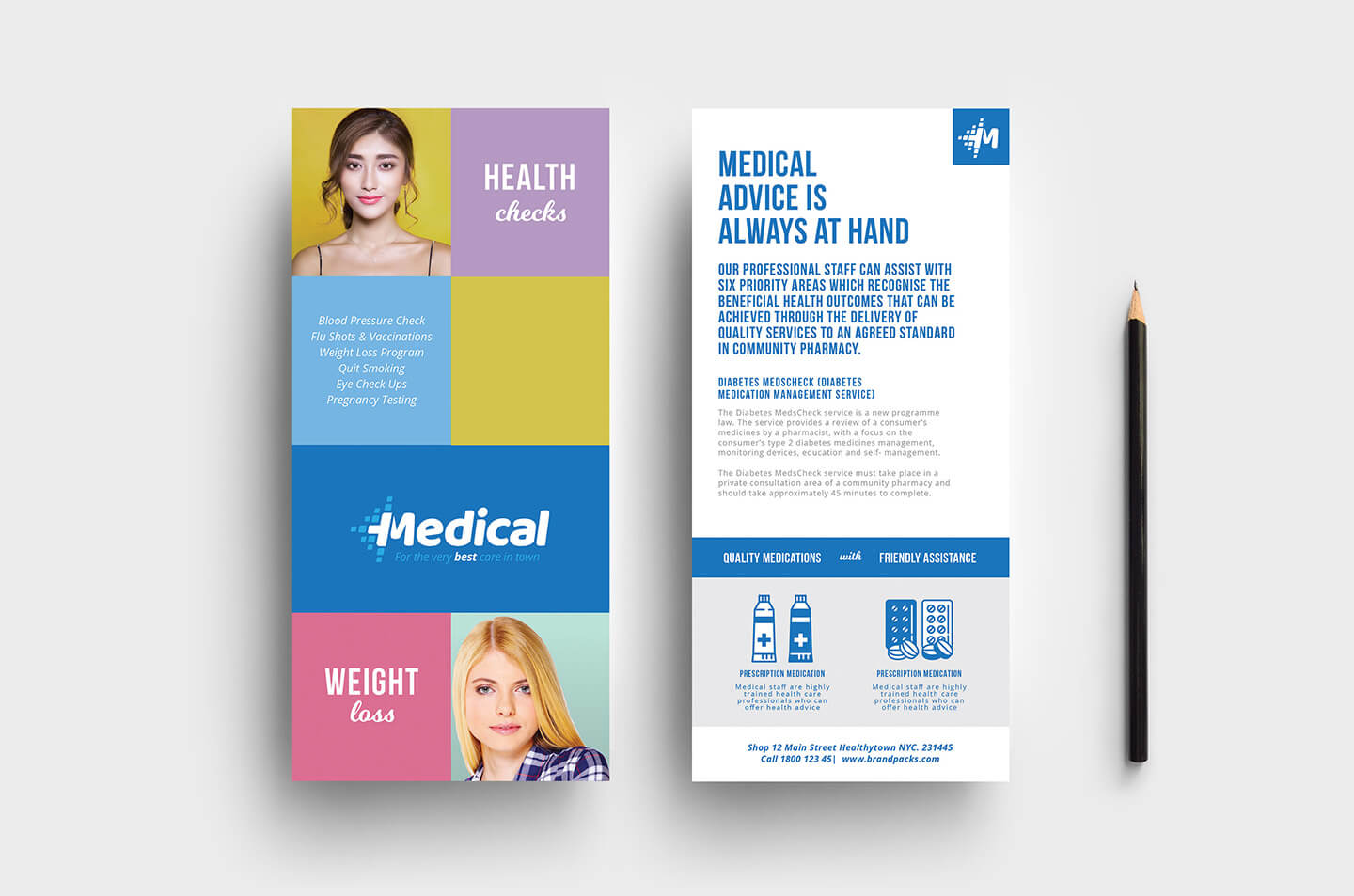 Modern Medical Dl Card Template In Psd, Vector & Ai Within Dl Card Template
