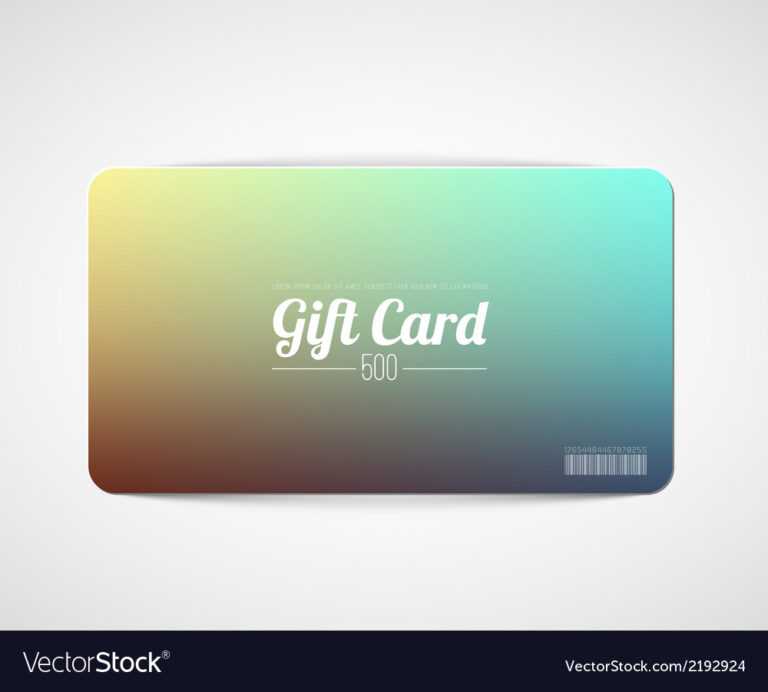 Modern Simple Gift Card Template inside Gift Card Template Illustrator ...