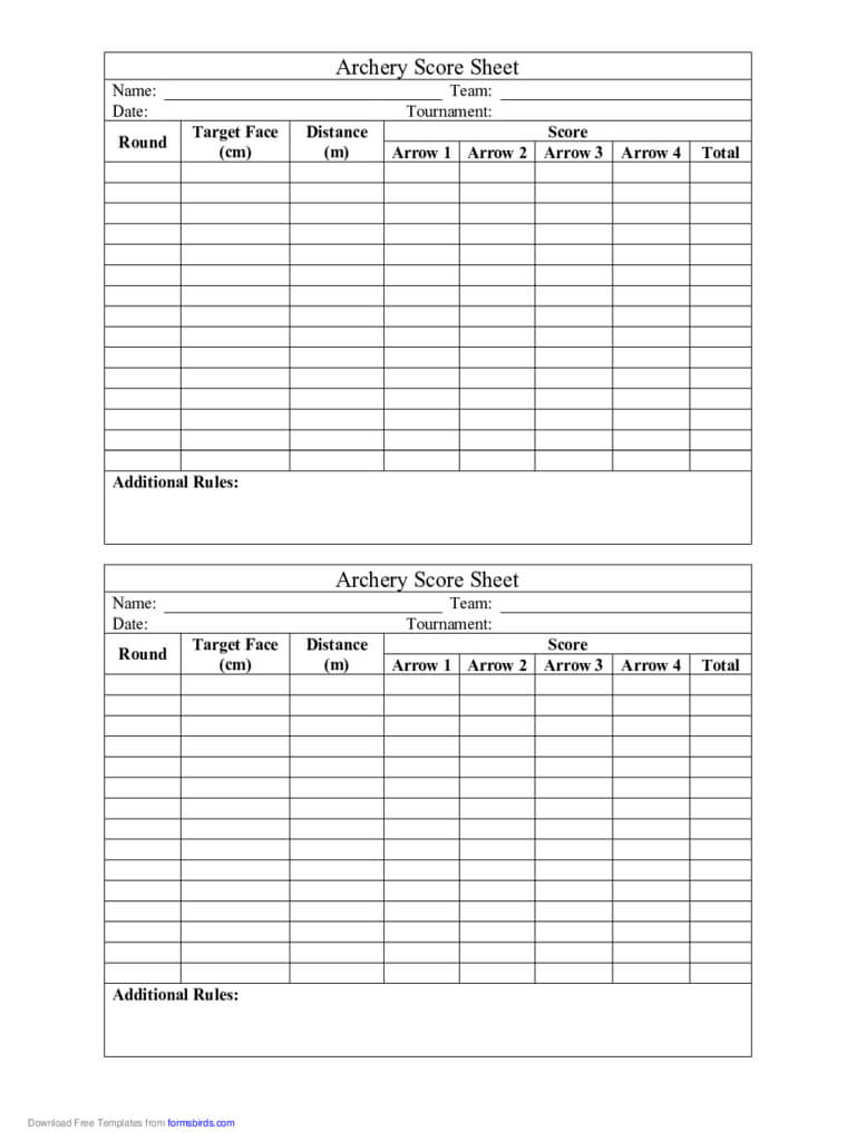 More Score Sheets – 35 Free Templates In Pdf, Word, Excel With Golf Score Cards Template