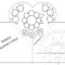 Mothers Day Card With Heart Pop Up Template – Coloring Page With Pop Out Heart Card Template