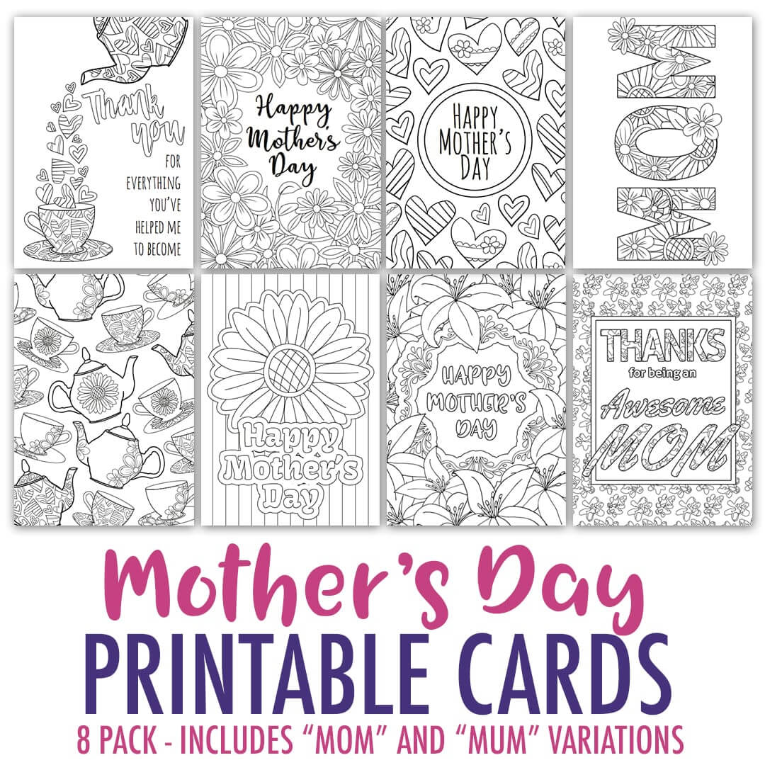 Mothers Day Cards Templates – Calep.midnightpig.co In Mothers Day Card Templates
