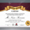 Multipurpose Professional Certificate Template Design For Print Inside Professional Award Certificate Template
