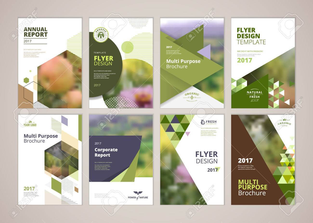 Natural And Organic Products Brochure Cover Design And Flyer.. For Product Brochure Template Free