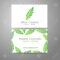 Natural Cosmetics – Logo. The Concept Of Corporate Identity. Template  Design For Organic Bio Cosmetics. Within Bio Card Template