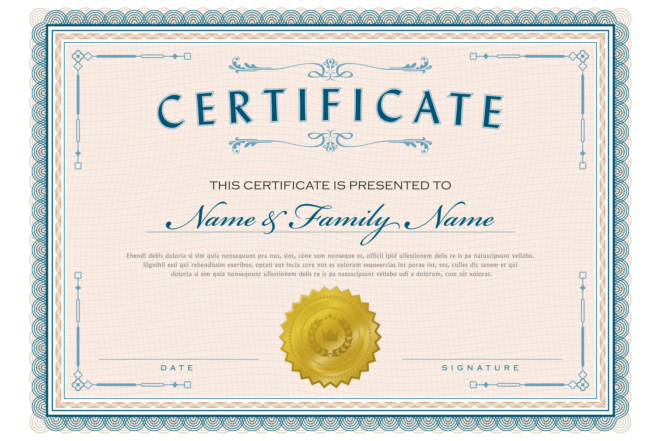 Necessary Parts Of An Award Certificate For Golf Certificate Templates For Word