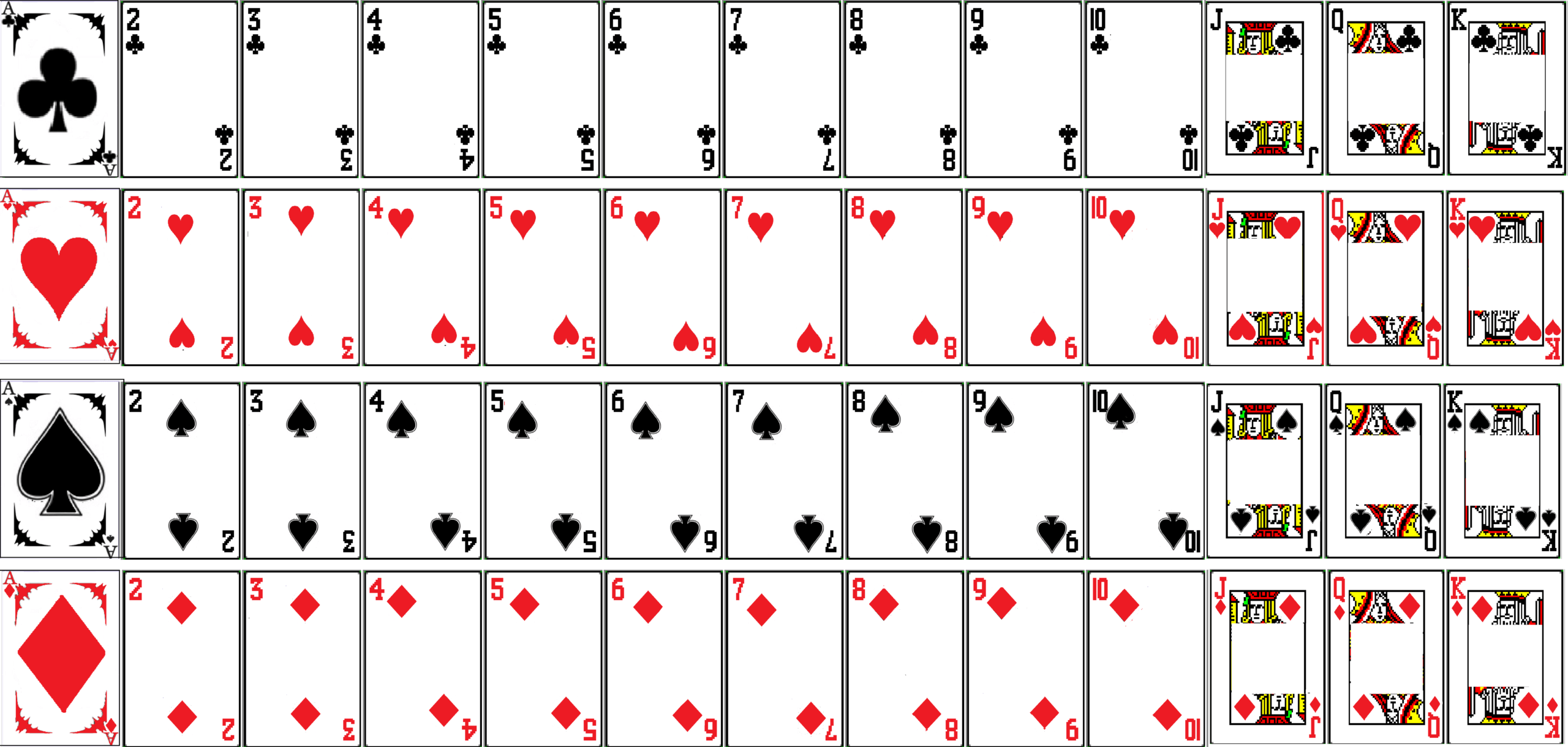 Not Learning: Spider Solitaire Flashcards | Hanguk Babble In Deck Of Cards Template