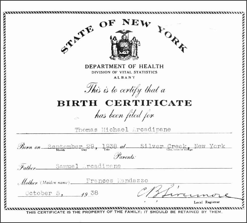 Official Blank Birth Certificate For A Birth Certificate Within Editable Birth Certificate Template
