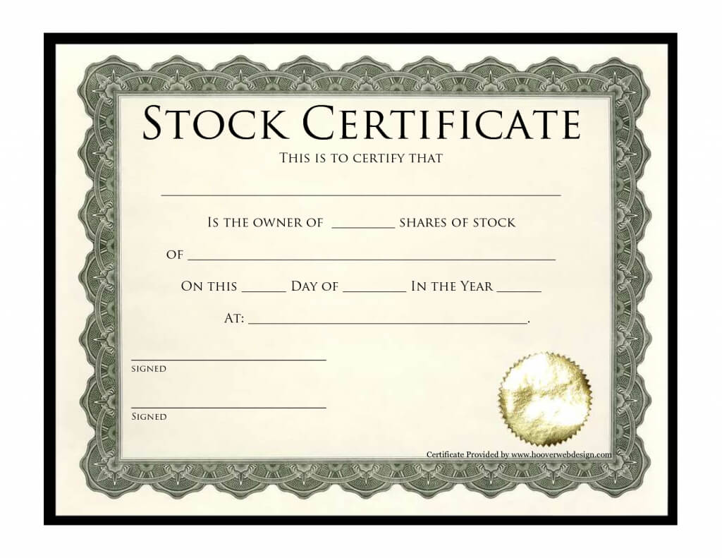 Online Certificates Template – Dalep.midnightpig.co With Regard To Free Stock Certificate Template Download
