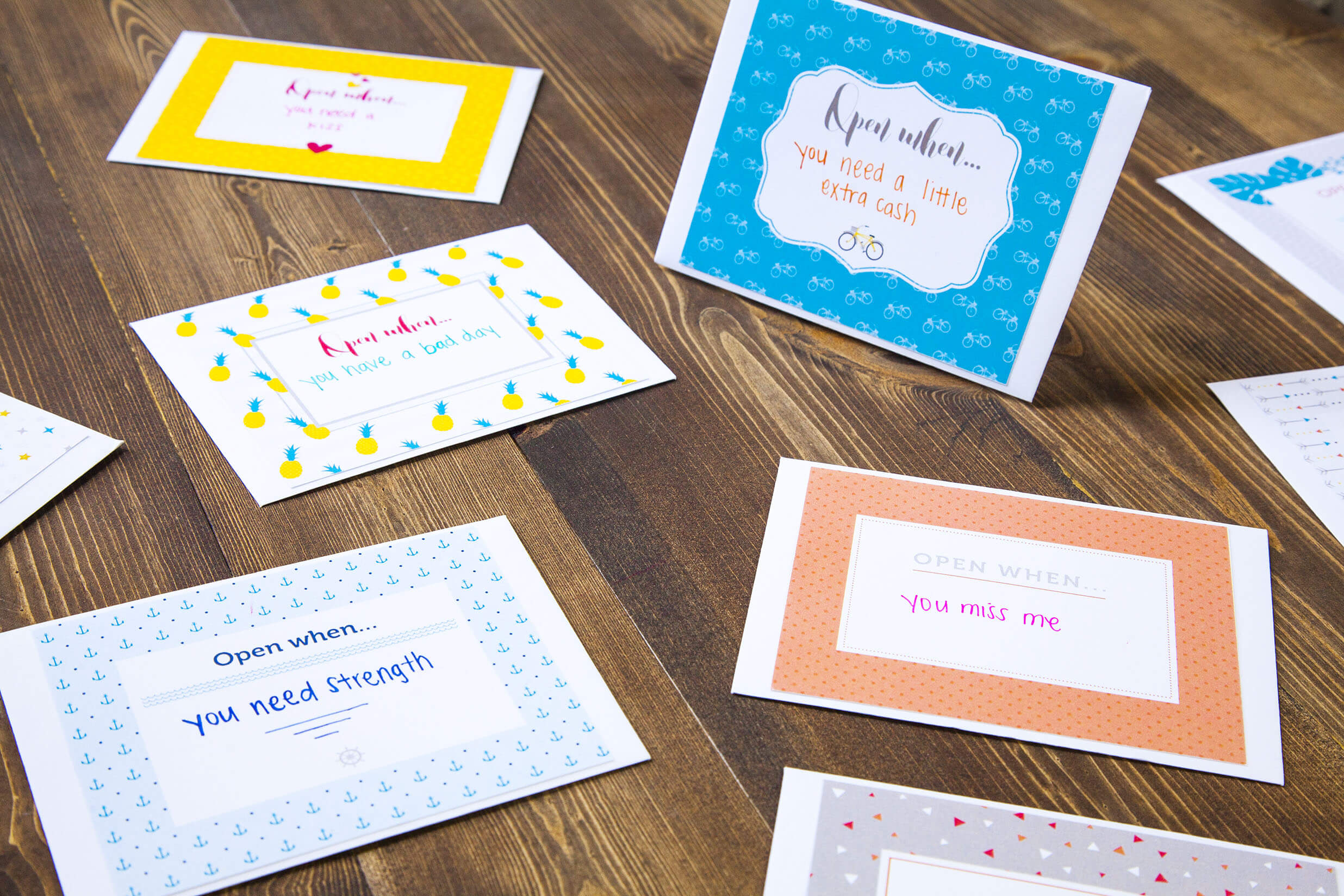 Open When Letters: 280 Ideas + Printables – Shari's Berries Blog Within 52 Reasons Why I Love You Cards Templates Free