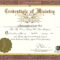 Ordination Certificate Template Example – Carlynstudio In Life Membership Certificate Templates