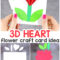 Paper Heart Flower – Calep.midnightpig.co Inside 3D Heart Pop Up Card Template Pdf