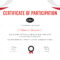 Participation Certificate For Running Template Intended For Running Certificates Templates Free
