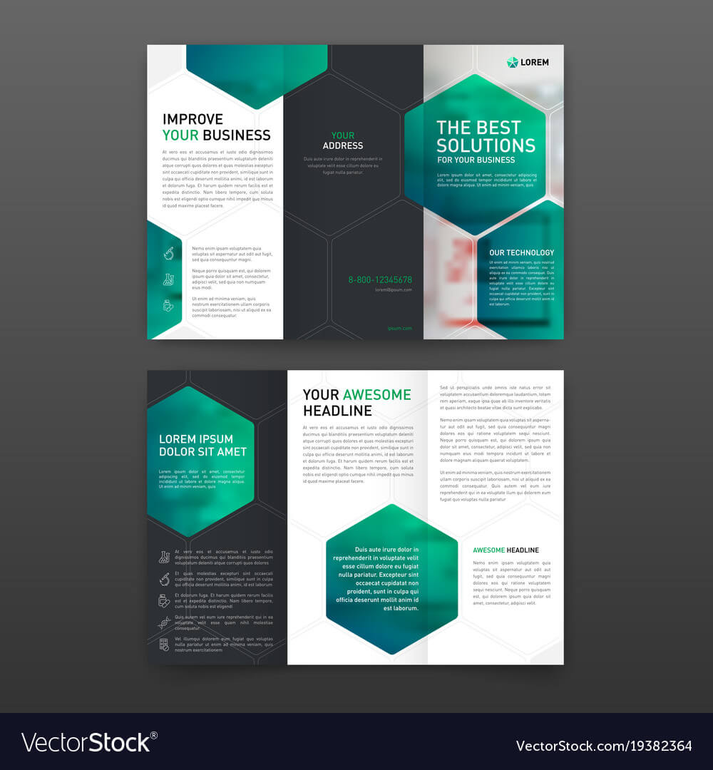 Pharmaceutical Brochure Tri Fold Template Layout With Pharmacy Brochure Template Free