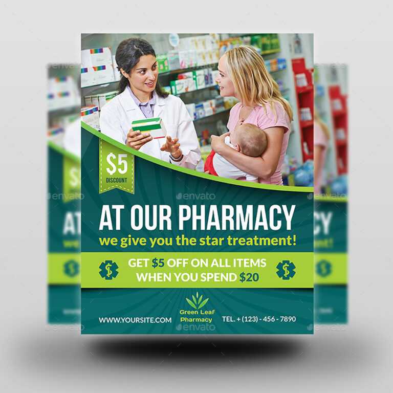 Pharmacy Flyer Template Intended For Pharmacy Brochure Template Free