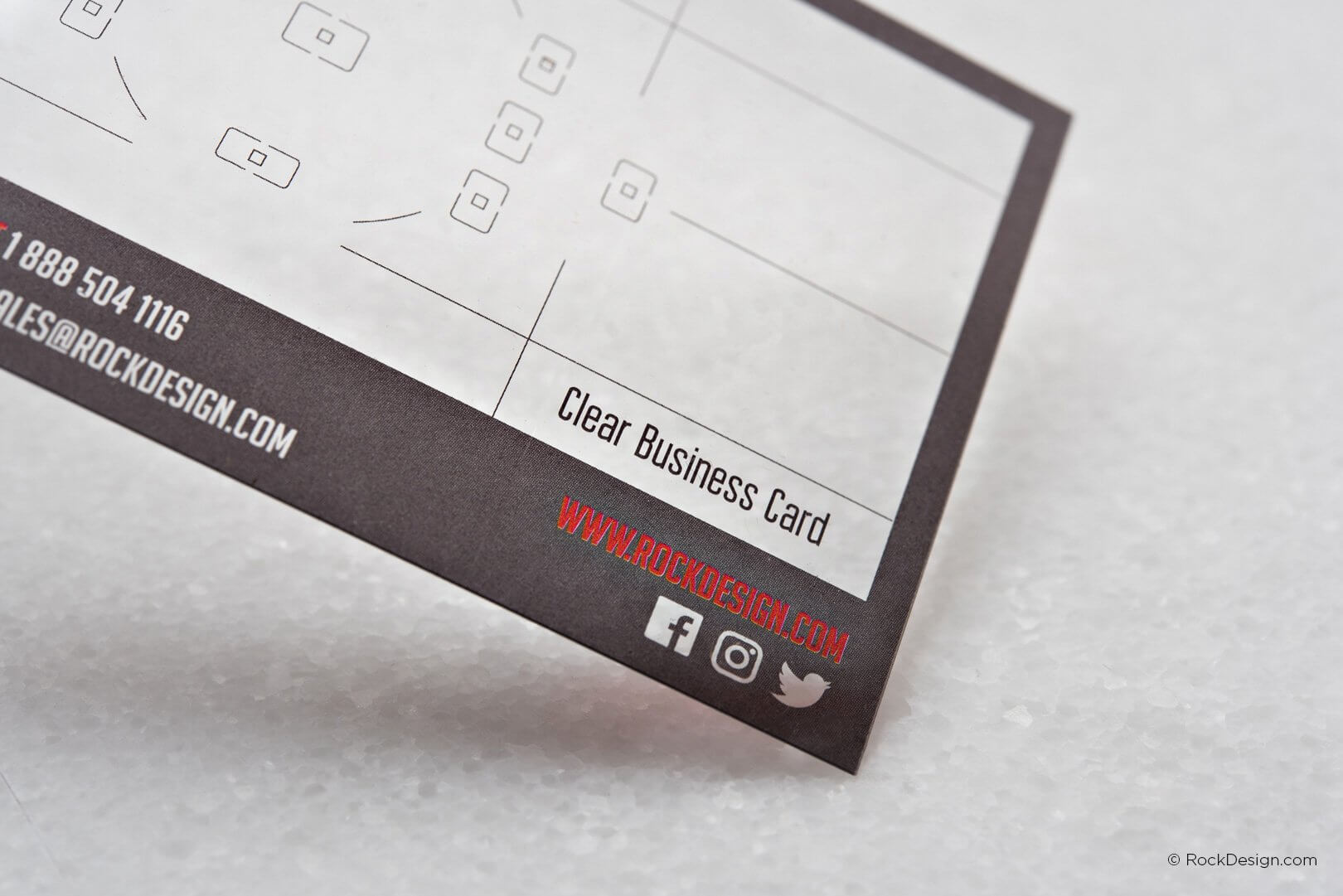 Plastic Card Template With Print Service | Rockdesign Pertaining To Transparent Business Cards Template