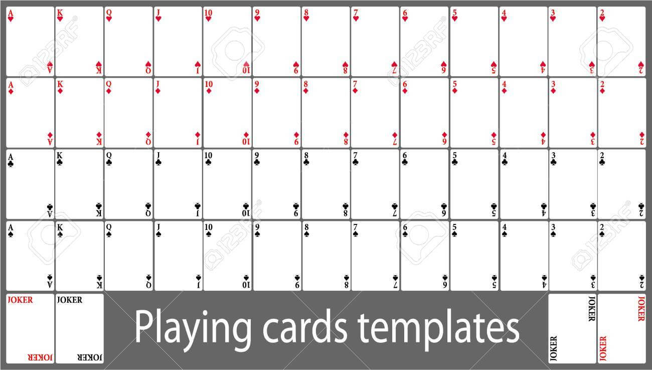 Playing Cards Template - Calep.midnightpig.co Throughout Deck Of Cards Template