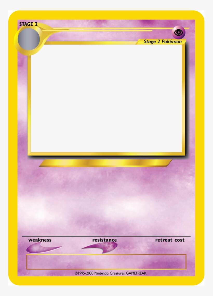 Pokemon Card Template Png – Blank Top Trumps Template With Regard To Pokemon Trainer Card Template