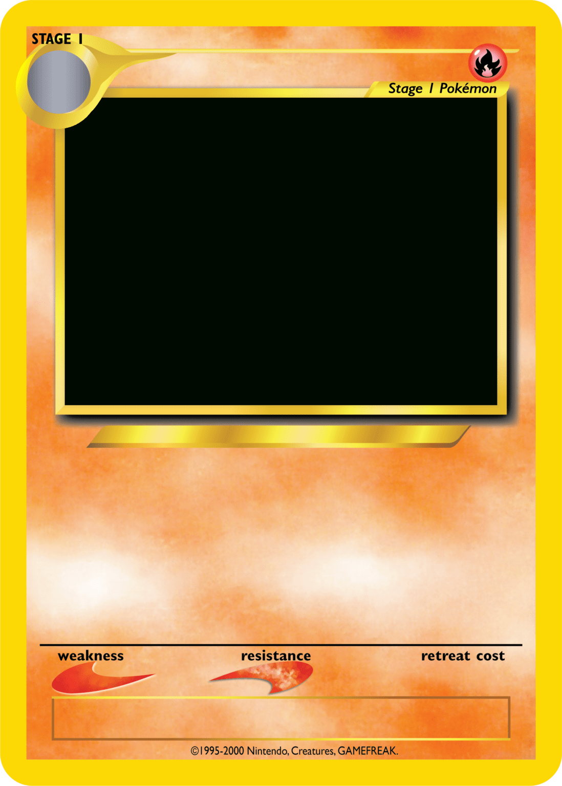 Blank Magic Card Template