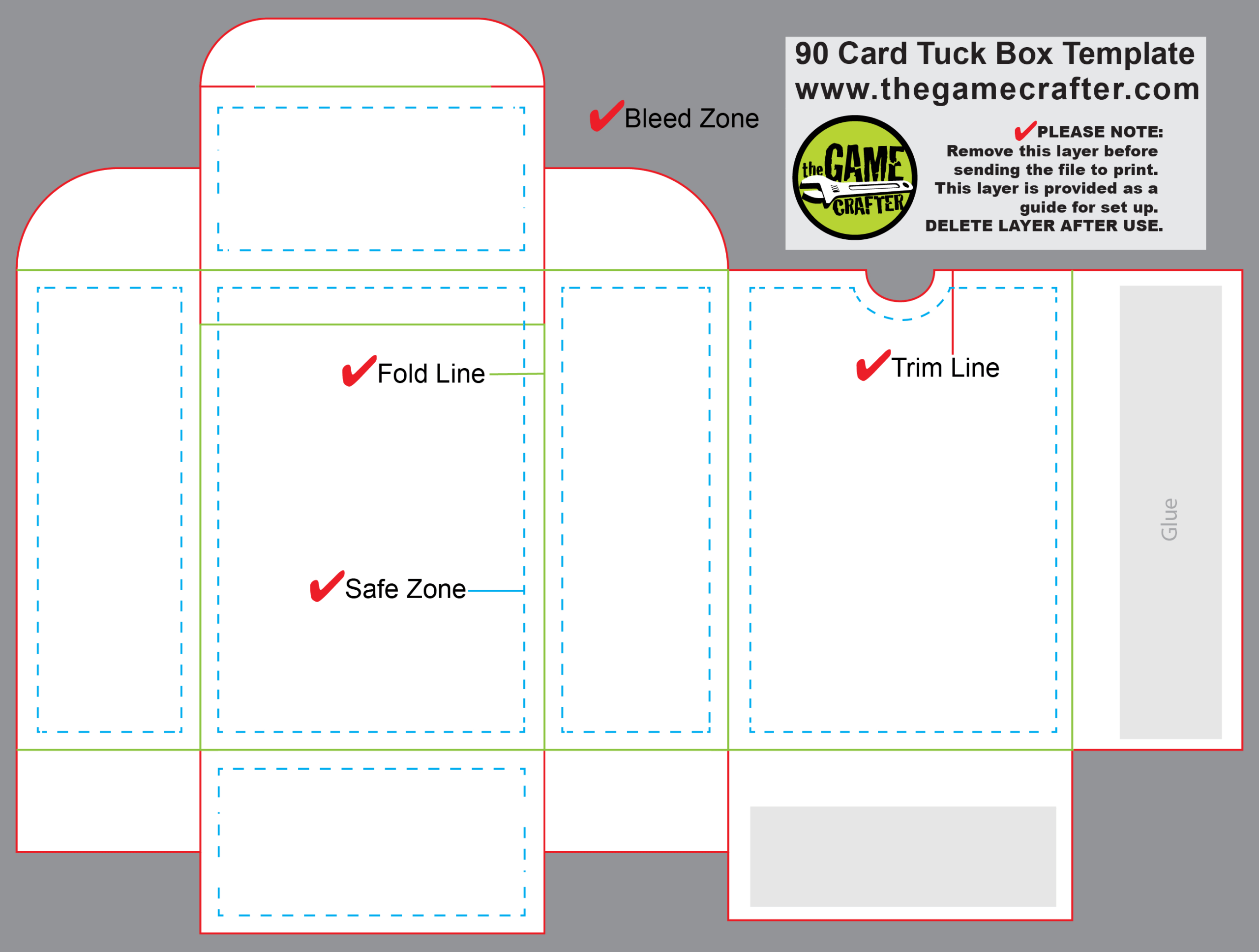 Poker Tuck Box (90 Cards) Inside Planning Poker Cards Template