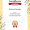 Portrait Certificate Template In Football Sport Throughout Football Certificate Template