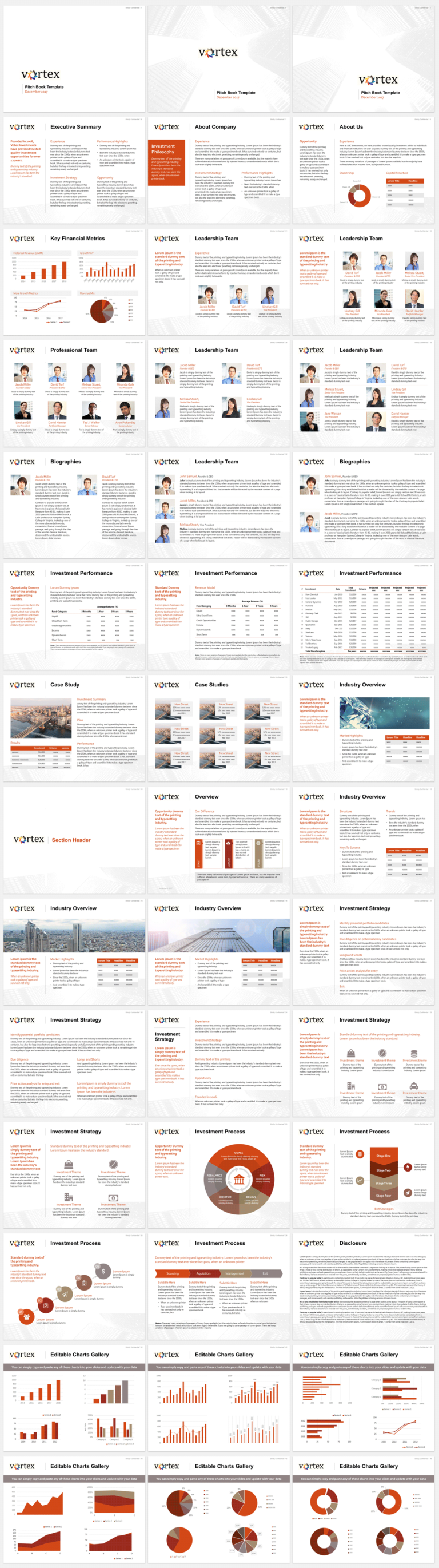 Powerpoint Pitch Book Template