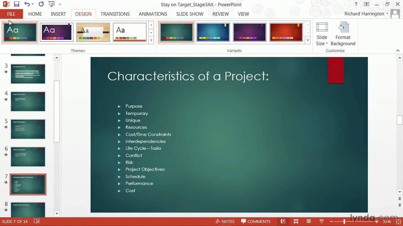 Powerpoint Tutorial: How To Change Templates And Themes | Lynda Intended For Powerpoint Replace Template
