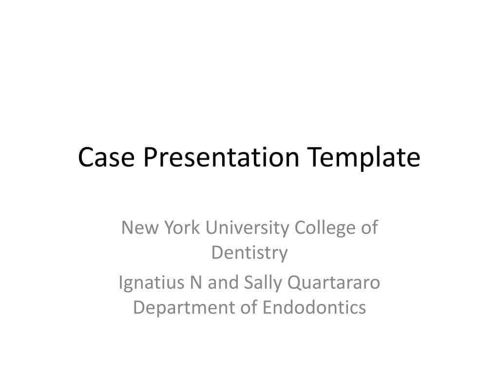 Ppt – Case Presentation Template Powerpoint Presentation For Nyu Powerpoint Template