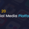 Ppt – Top 20 Social Media Platforms To Consider For Your In University Of Miami Powerpoint Template