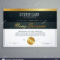 Premium Certificate Design. Diploma Award Vector Template For Award Certificate Design Template