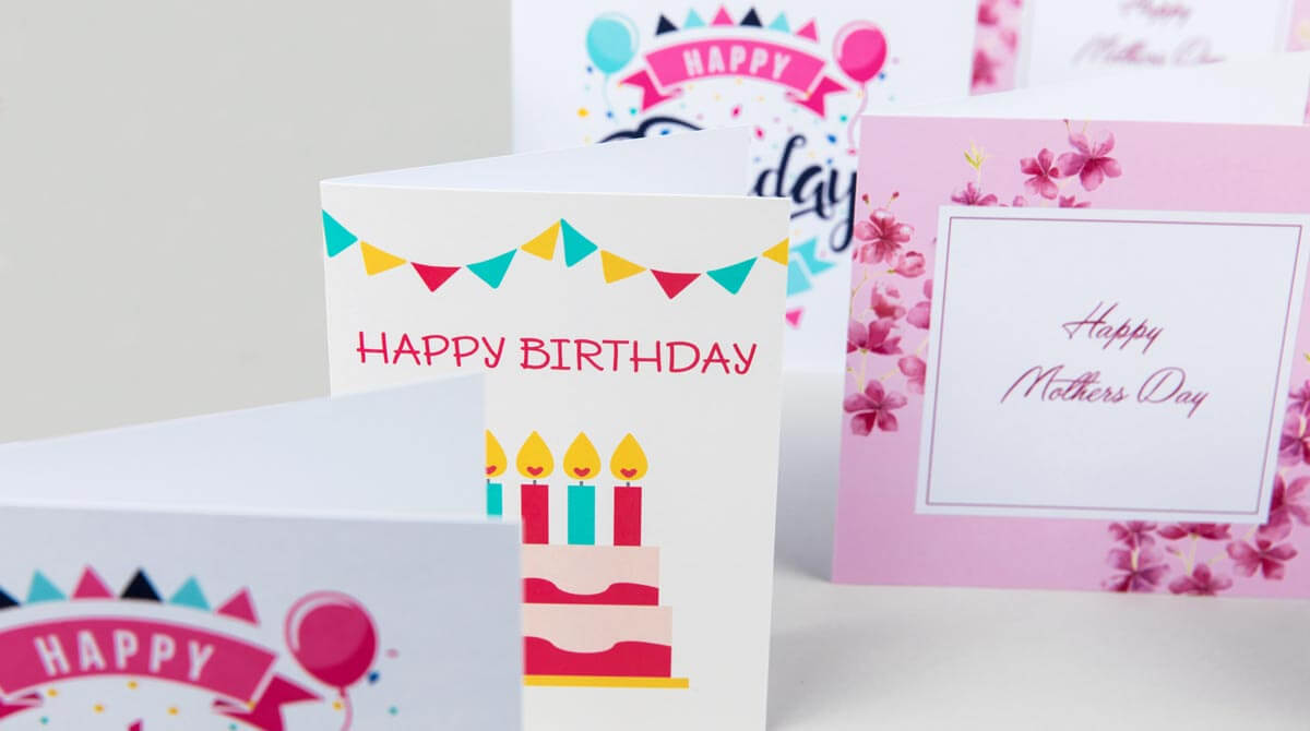 Print Greeting Cards | Custom Greeting Cards | Digital In Birthday Card Indesign Template