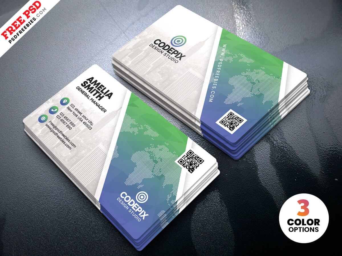Print Ready Business Card Design Psd Template | Psdfreebies Throughout Free Template Business Cards To Print