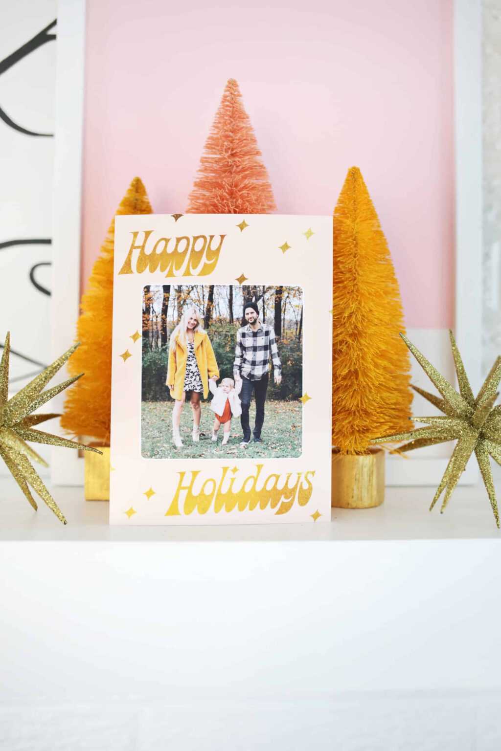 Print Your Own Holiday Cards Free Template Included A Inside Print 