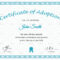 Printable Adoption Certificate Template Within Blank Adoption Certificate Template