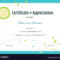 Printable Certificate Of Appreciation – Calep.midnightpig.co Inside Certificate Of Appreciation Template Free Printable