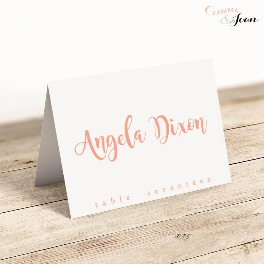 Printable Folded Place Cards Table Name Cards Template Pertaining To Fold Over Place Card Template