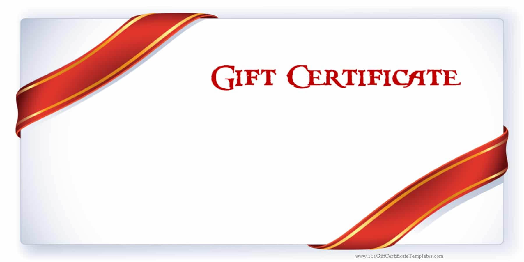 Printable Gift Certificate Templates For Fillable Gift Certificate Template Free