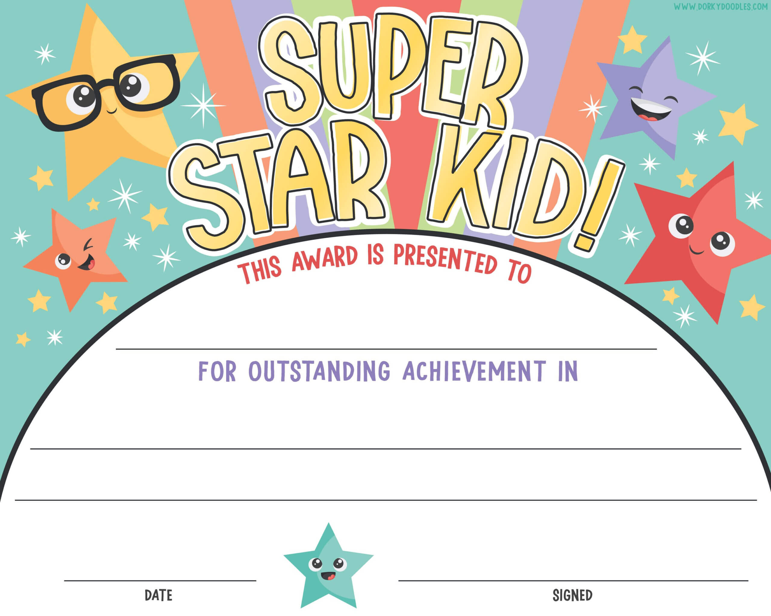 Printable Kid Certificates – Dalep.midnightpig.co With Regard To Free Printable Certificate Templates For Kids
