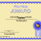 Prize Certificate Template Free ] – Certificate Template For First Place Award Certificate Template