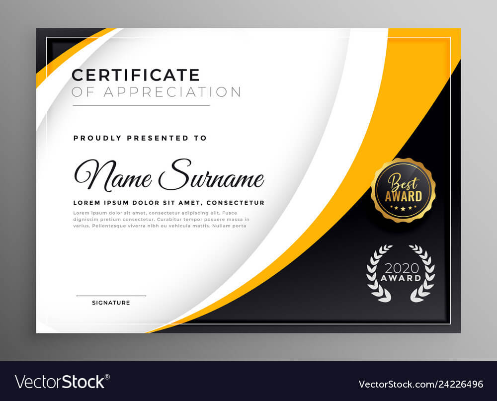 Professional Award Certificate Template – Calep.midnightpig.co In Professional Award Certificate Template