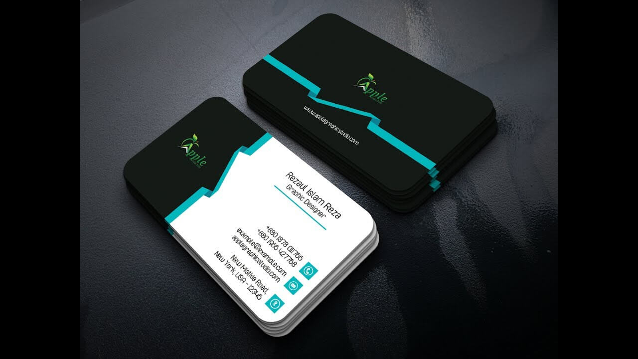 Professional Business Card Templates Design – Photoshop Tutorial Inside Calling Card Template Psd
