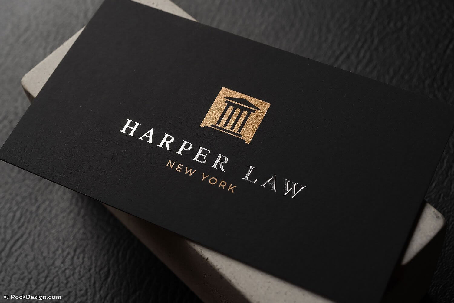 Professional Foil Stamped Lawyer Business Card Template intended for