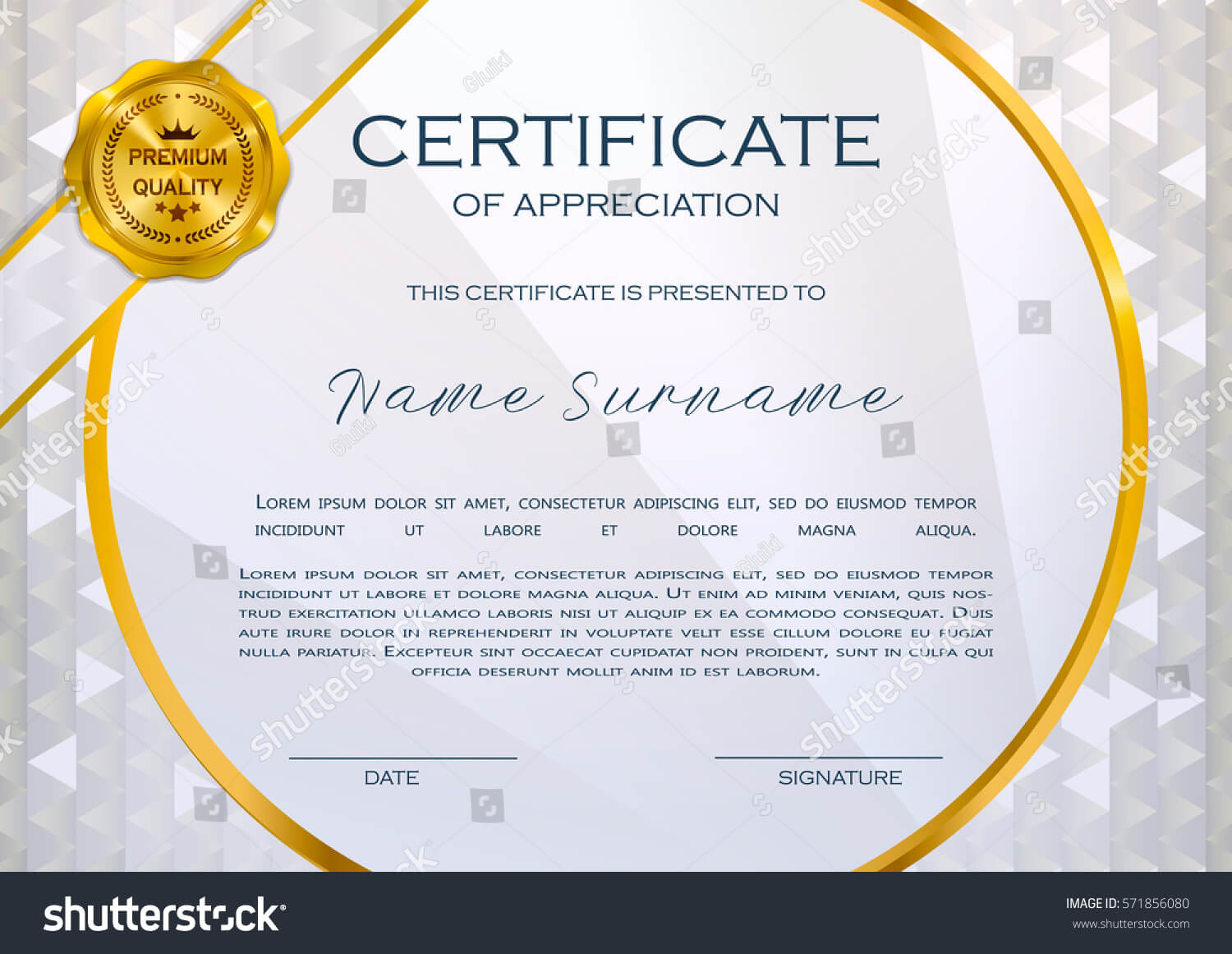 Qualification Certificate Appreciation Female Design Elegant With Regard To Qualification Certificate Template
