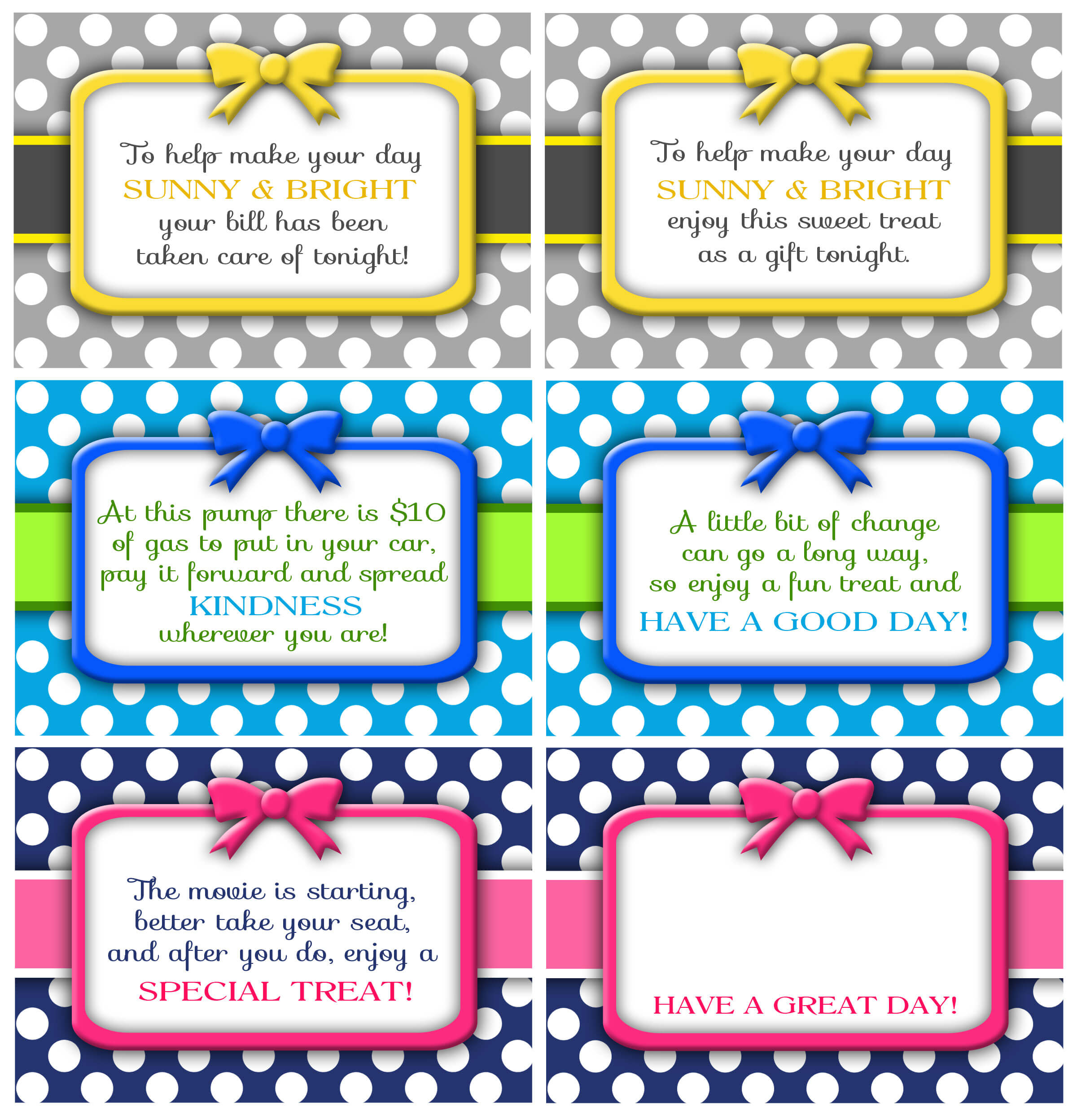 Random Acts Of Kindness Card Designs - Yeppe In Random Acts Of Kindness Cards Templates