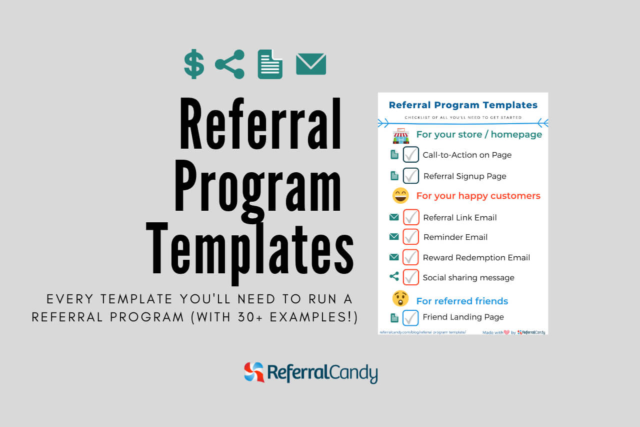 Real Life Referral Program Templates That You Can Steal Regarding Referral Card Template Free