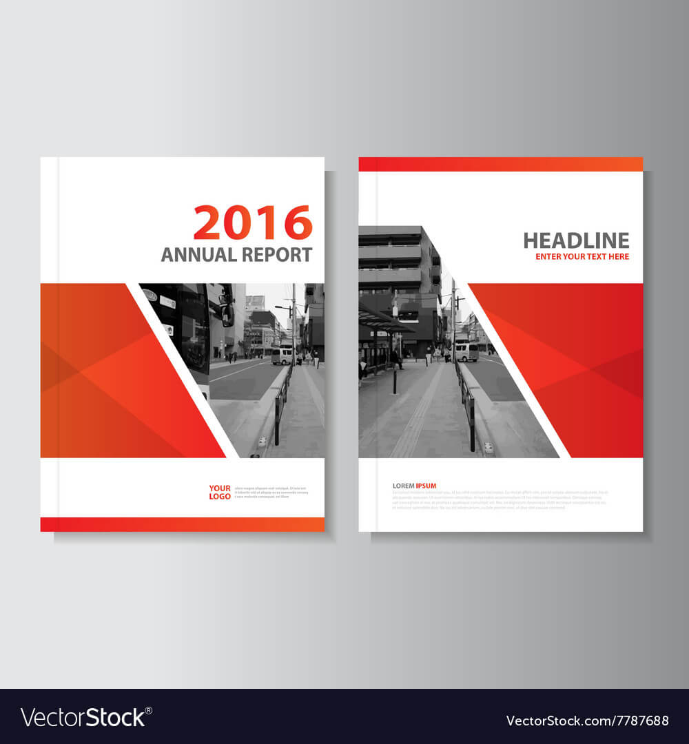 Red Annual Report Leaflet Brochure Flyer Throughout Engineering Brochure Templates Free Download