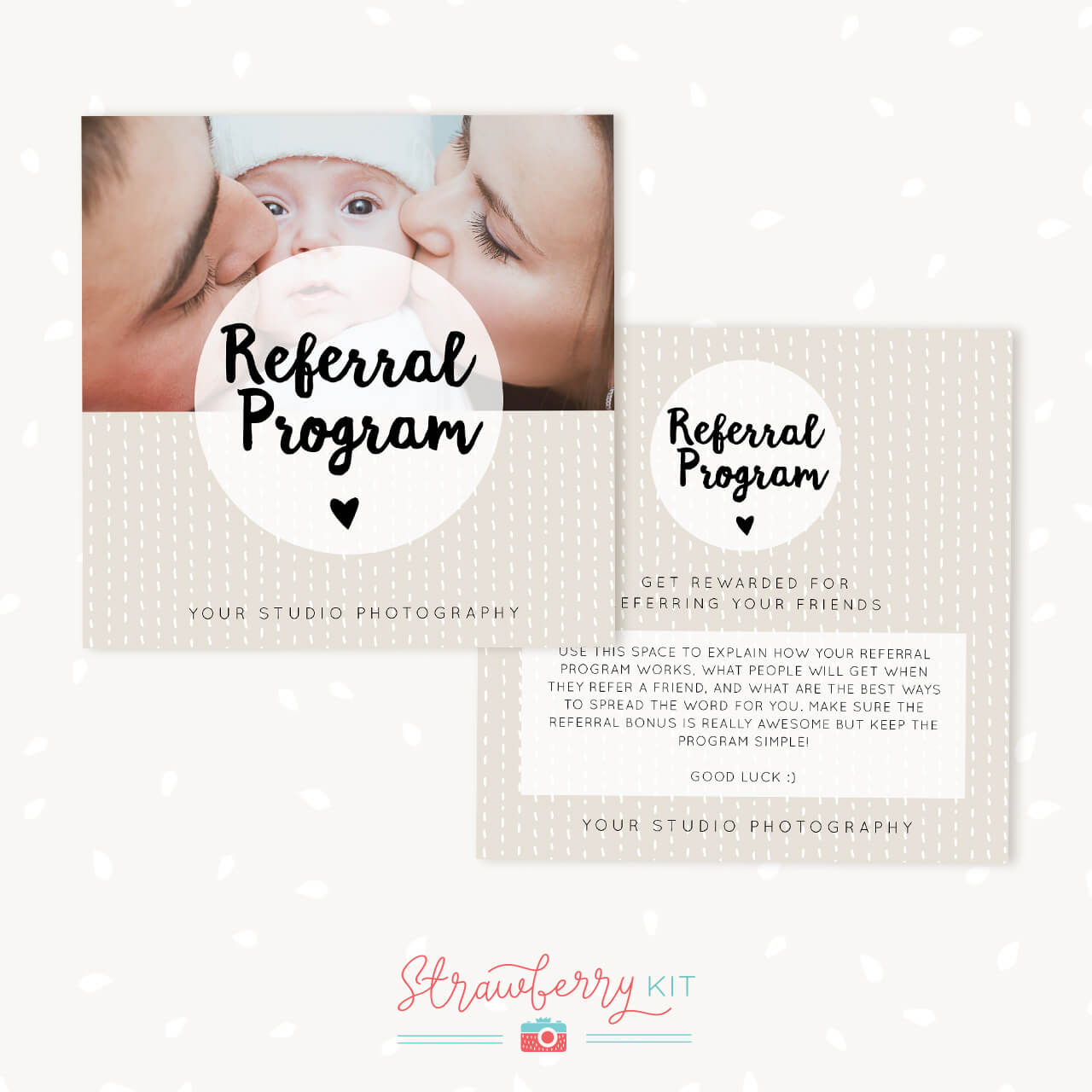 Referral Cards Templates - Dalep.midnightpig.co With Regard To Photography Referral Card Templates