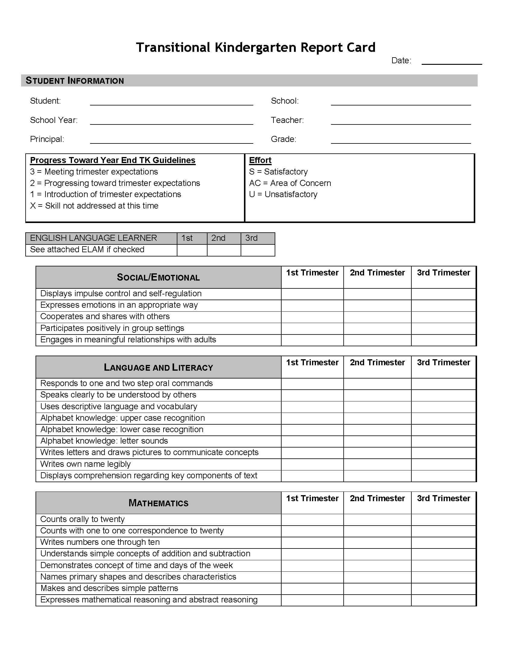 Report Card Sample – Calep.midnightpig.co In Homeschool Middle School Report Card Template