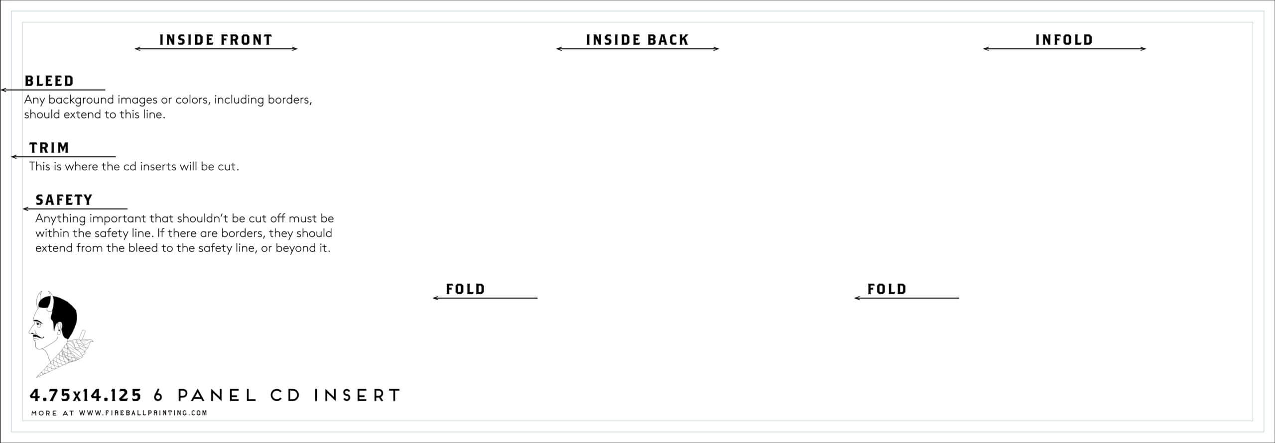 Resource — Templates « Fireball Printing Within Three Fold Card Template