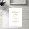 Retirement Party Invitation Card In Gold, Simple Calligraphy With Regard To Retirement Card Template